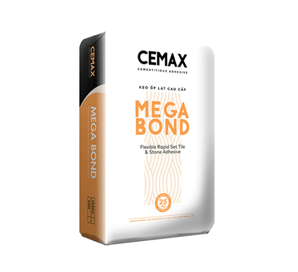 Keo dán gạch CEMAX MEGA BOND - Vật Liệu Xây Dựng Thông Minh - Công Ty TNHH Công Nghệ & Giải Pháp Vật Liệu Xây Dựng Thông Minh